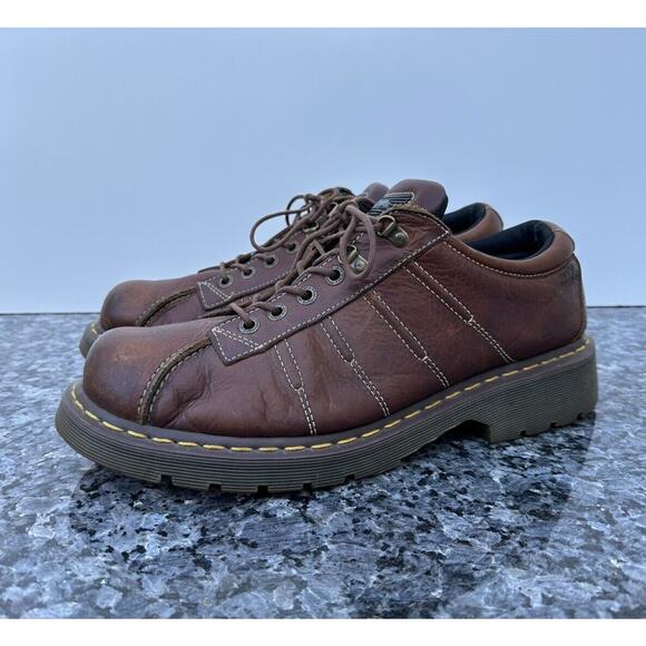 Dr Martens Y2K Vintage 9764 Brown Oxford Lace Up Chunky Shoes Size US 13 main image 11